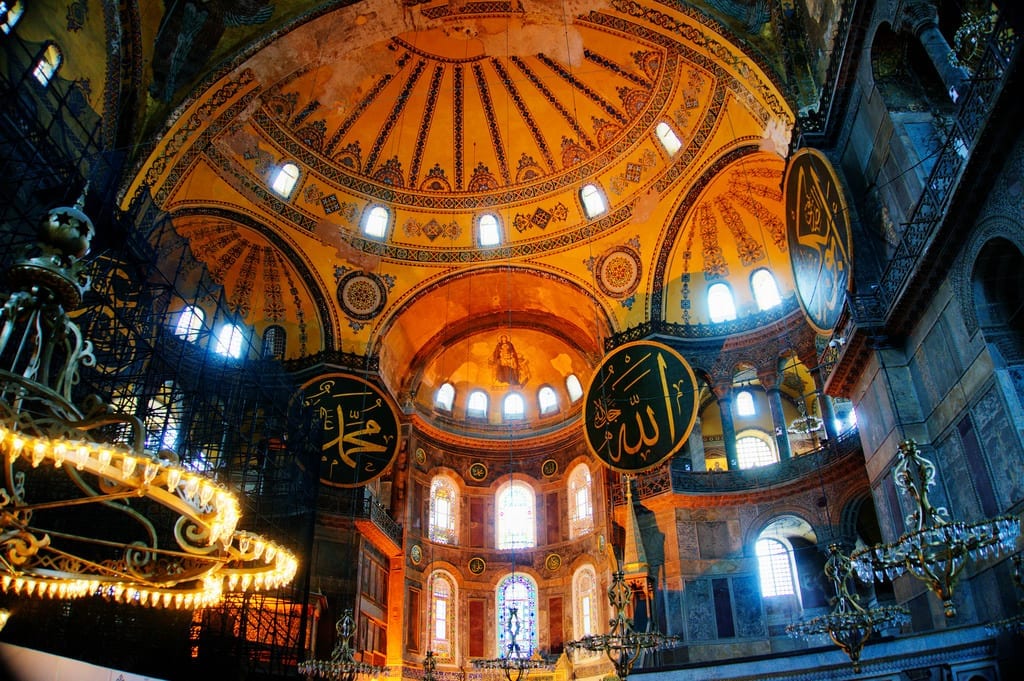 The Interior of the Hagia Sophia - Istanbul and Cappadocia in Beautiful Photos
